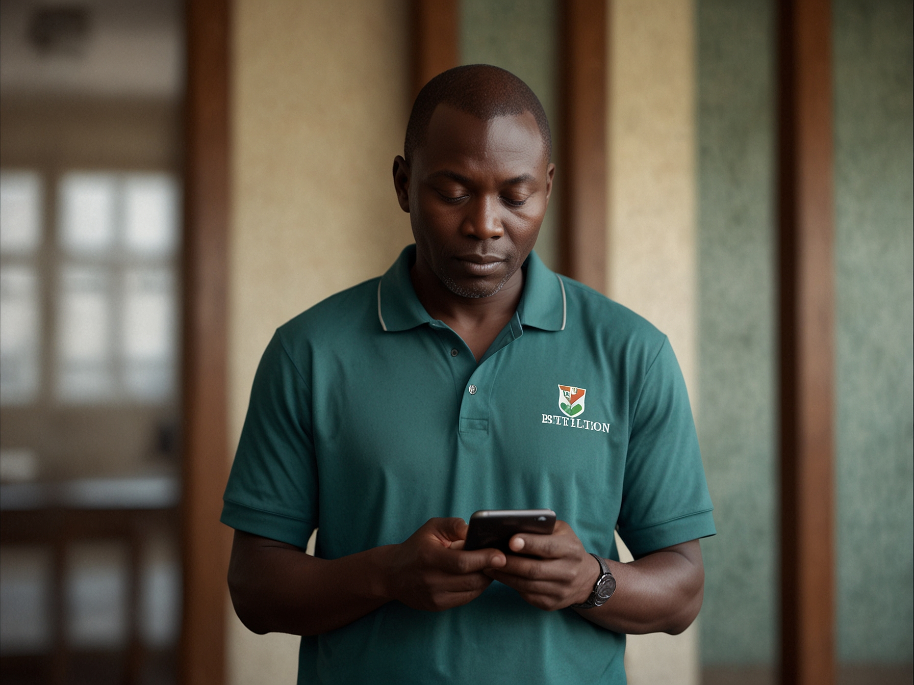 User registering on mobile